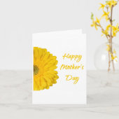 Happy Moederdag Yellow Daisy Kaart (Gele Bloem)