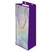 Happy Moederdag Yoga Mama design Wijn Cadeautas (Achterkant Gekanteld)