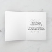 Happy Moederdag-zuster- Floral Kaart (Binnen)