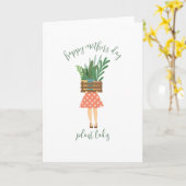 Happy Moeders Dawy Plant Lady Kaart (Gele Bloem)