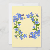 Happy Moeders Day brunch floral Invitation Kaart (Achterkant)