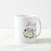 Happy Moeders Day Daisies Coffee Mok (Voorkant rechts)