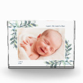 Happy Moeders Day Photo Block met Leaves Berries Fotoblokken (Voorkant)