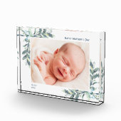 Happy Moeders Day Photo Block met Leaves Berries Fotoblokken (Rechts)