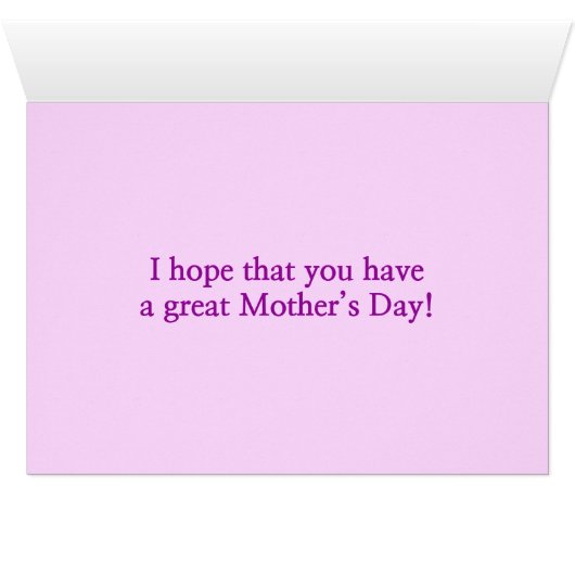 "Happy Moeders Day" + Veel muzikale notities (Binenzijde Horizontaal (Onderkant))