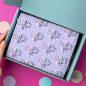 Happy Moeders roze Harten Dag Moderne Typografie Tissuepapier