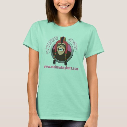 Happy Mohawkey Monkey shirt (Voorkant)