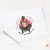 Happy Mohawkey Monkey sticker (Envelop)