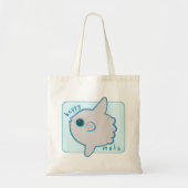 Happy Mola Ocean Sunfish Cute Tas (Voorkant)