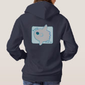 Happy mola sea sunfish sweatshirt (Achterkant)