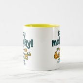 Happy MOle DAY! (Avogadro-nummer) Tweekleurige Koffiemok (Center)