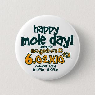 Happy MOle DAY! Ronde Button 5,7 Cm