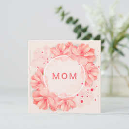 HAPPY MOM Vlakke Wenskaart Kaart