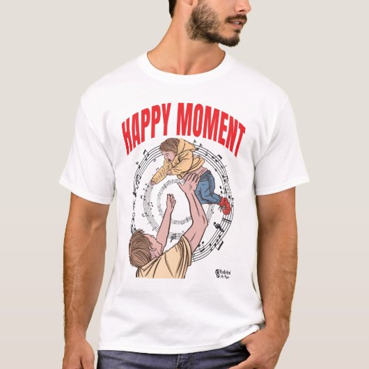 Happy Moment White T-shirt (Voorkant)