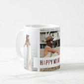 "Happy Moments" Fotocollage cadeau Koffiemok (Voorkant links)