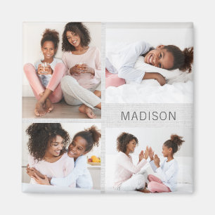 Happy Moments Personalized Photo Magnet