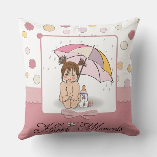 Happy Moments Pillow Kussen (Achterkant)