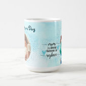 Happy Moms Day Glitter Foto Mok Moederdag Gift (Center)