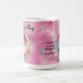 Happy Moms Day Glitter Foto Mok Moederdag Gift (Center)