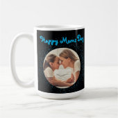 Happy Moms Day Glitter Foto Mok Moederdag Gift (Links)