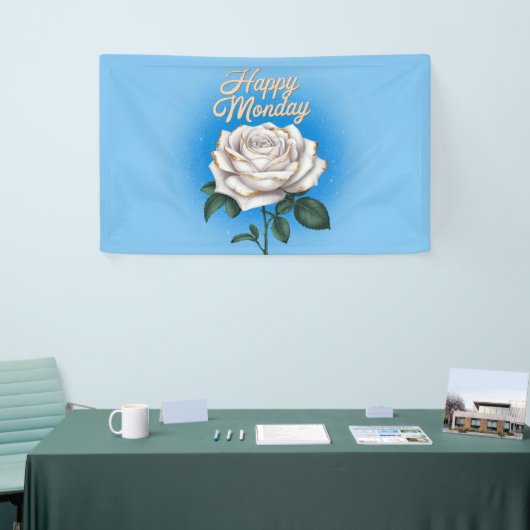 Happy Monday Blue Banner (Beurs)