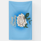 Happy Monday Blue Banner (Verticaal)