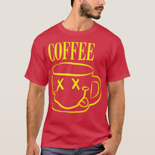 Happy Monday Grunge Koffie T-shirt