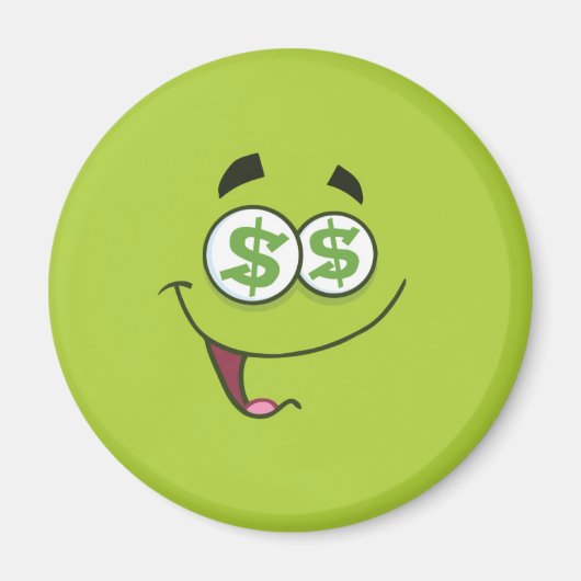Happy Money Emoji Magneet (Voorkant)