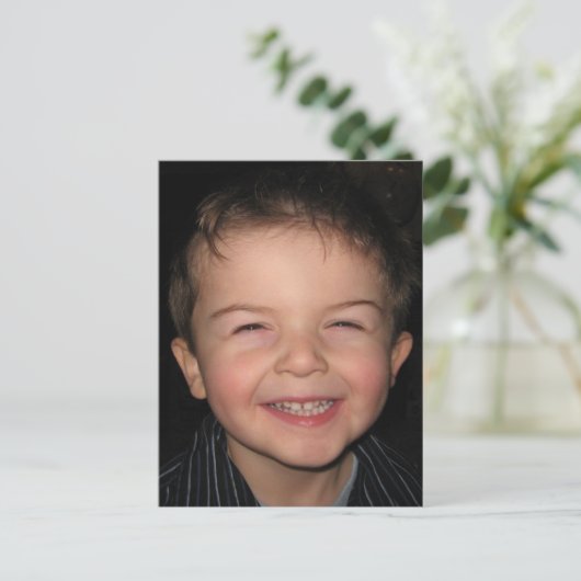 Happy Monkey Briefkaart (Staand voorkant)