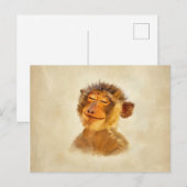 Happy Monkey Briefkaart (Voorkant / Achterkant)