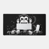 Happy Monkey Desk Mat (Keyboard & Muis)