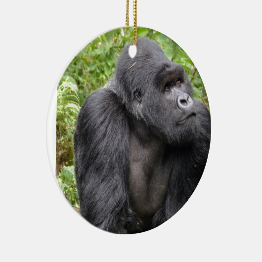 Happy Monkey Keramisch Ornament (Rechts)