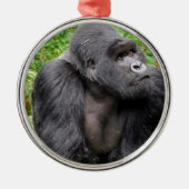 Happy Monkey Metalen Ornament (Voorkant)