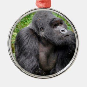 Happy Monkey Metalen Ornament