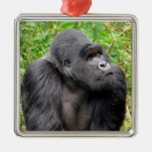 Happy Monkey Metalen Ornament