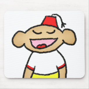 Happy Monkey Mousepad Muismat
