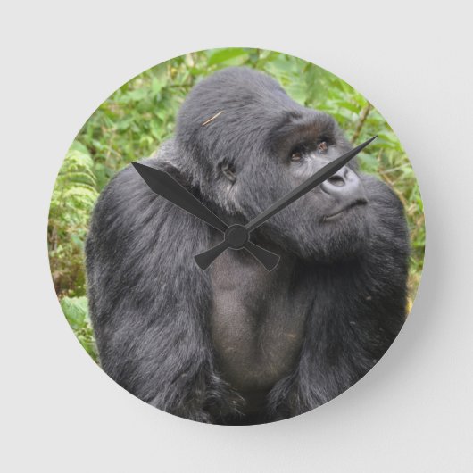 Happy Monkey Ronde Klok (Voorkant)