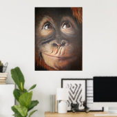 Happy Monkey Secret Thood Oil Painting Poster (Thuiskantoor)