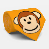Happy Monkey Stropdas (Opgerold)
