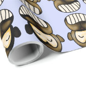 Happy monkey wrapping papier (Rol Hoek)