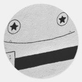 HAPPY MONSTER AANPASBARE Sticker (Voorkant)