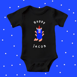 Happy Monster Baby Bodysuit