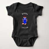 Happy Monster Baby Bodysuit (Voorkant)