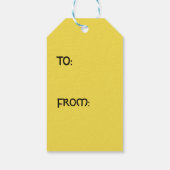 HAPPY MONSTER Cadeau Label Cadeaulabel (Achterkant)