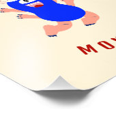 Happy Monster Foto Afdruk (Hoek)