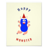 Happy Monster Foto Afdruk (Voorkant)