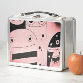 HAPPY MONSTER GRAFFITI DIY INITIAAL Metal Lunchbox (In situ)