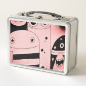 HAPPY MONSTER GRAFFITI DIY INITIAAL Metal Lunchbox (Voorkant)