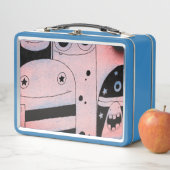 HAPPY MONSTER GRAFFITI DIY INITIAAL Metal Lunchbox (In situ)