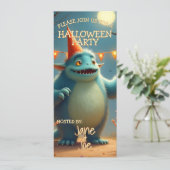Happy Monster Halloween Party voor kinderen (Staand voorkant)